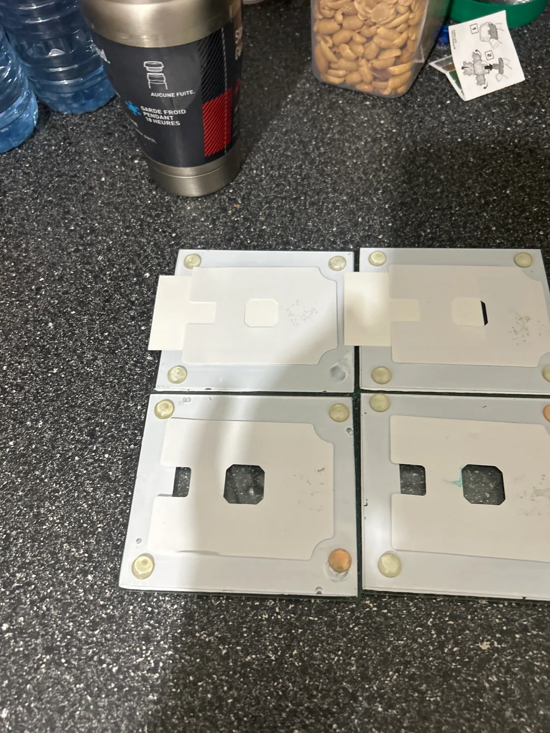 Set of four custom photo coasters image indicator(3)