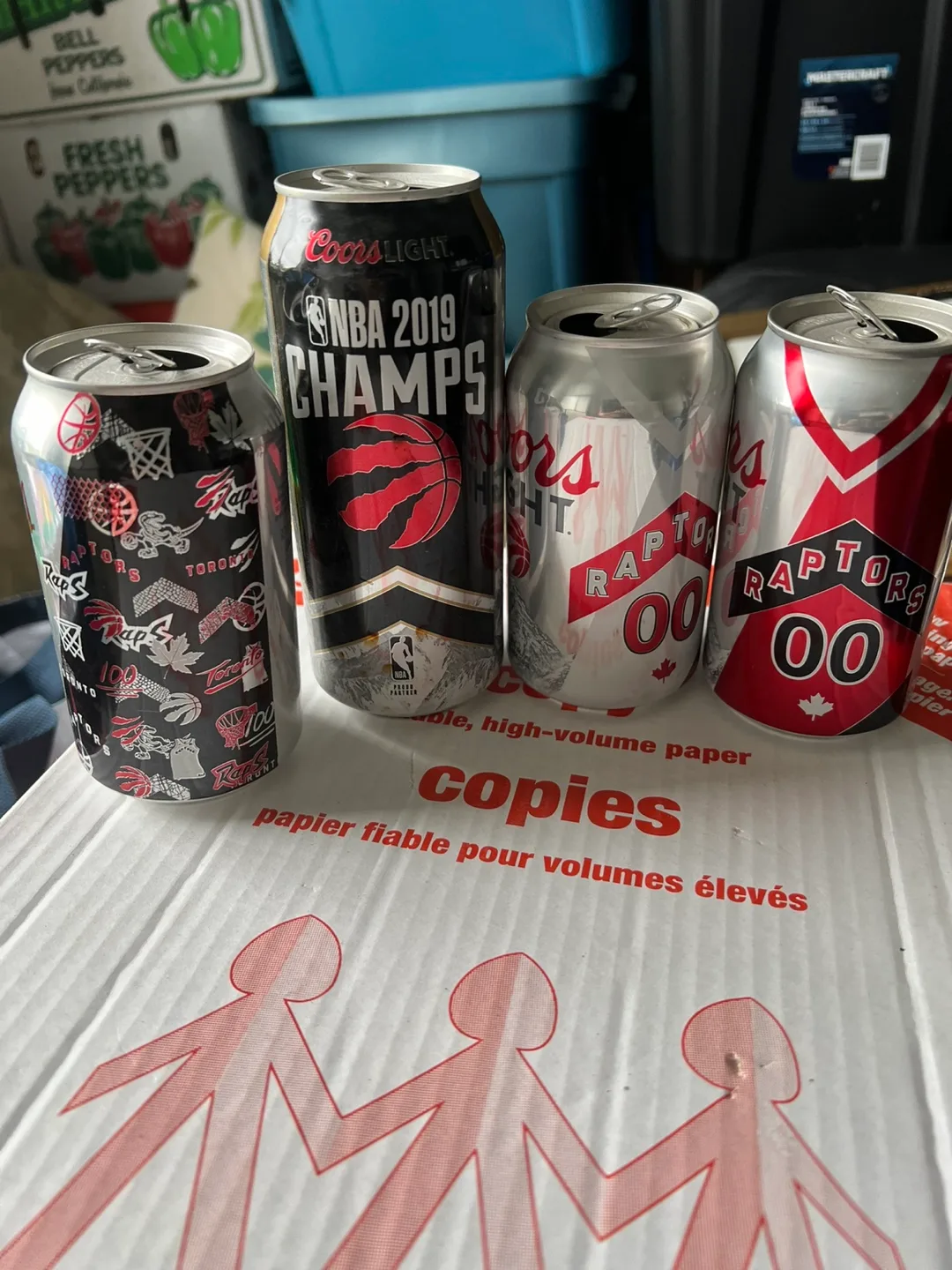 Toronto Raptors 2019 Championship Coors Light Collector's Cans thumbnail