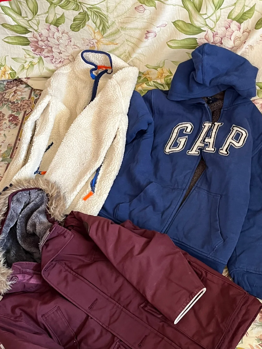 Free Bundle of 3 GAP Kids hoodie and jackets thumbnail