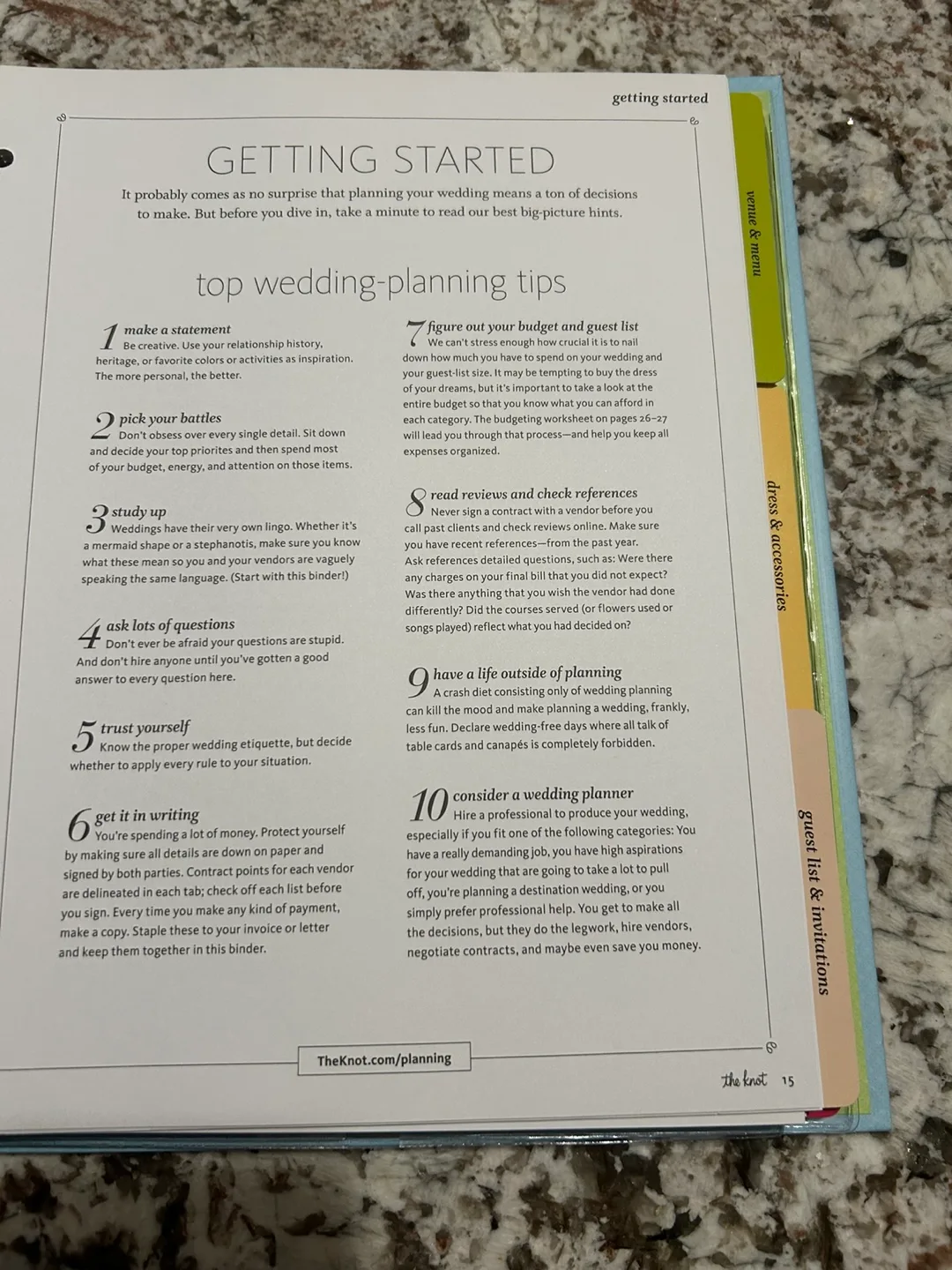 The Knot Ultimate Wedding Planner & Organizer image indicator(3)