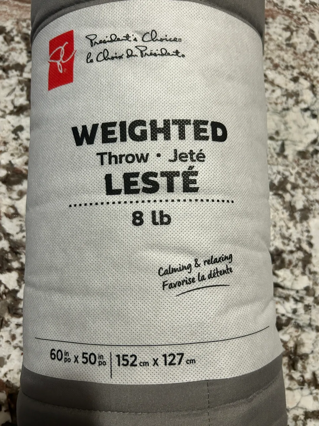 President's Choice 8 lb Weighted Throw Blanket thumbnail
