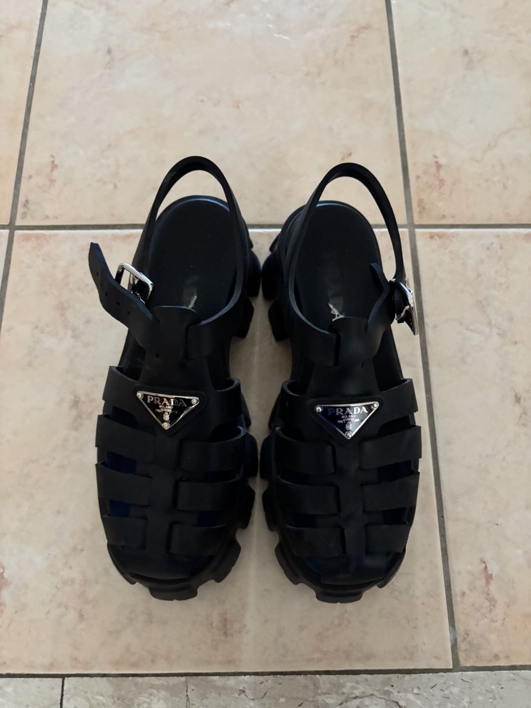 Prada Monolith sandals