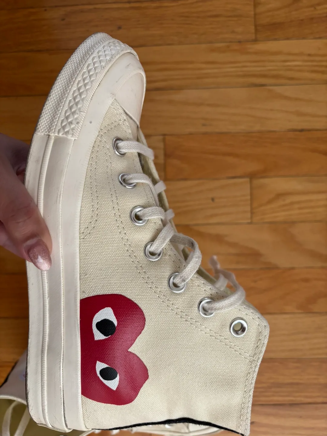 Converse Comme des Garcons High Top Sneakers thumbnail