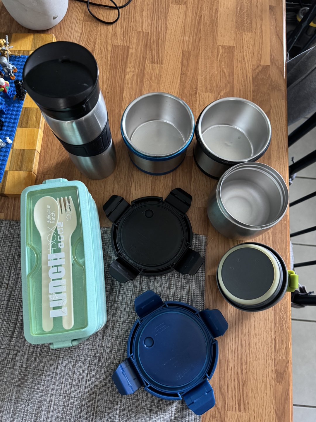 Lunchbox Set - Stainless Steel Containers & Thermos - photo 3