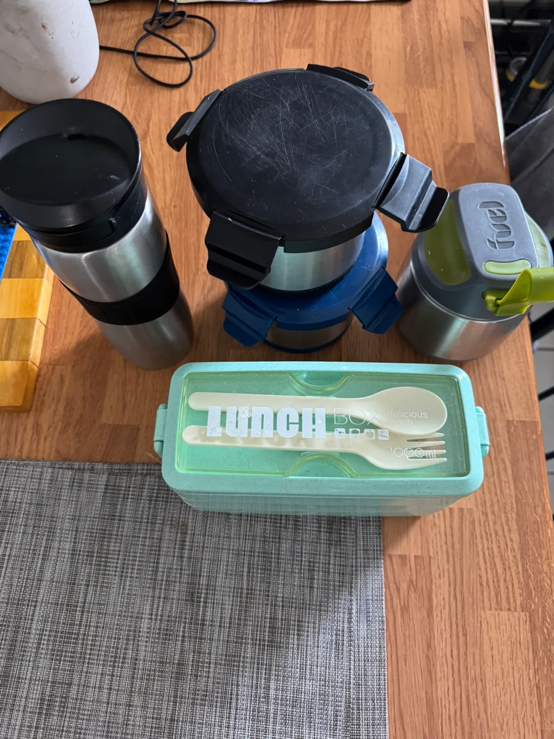Lunchbox Set - Stainless Steel Containers & Thermos thumbnail