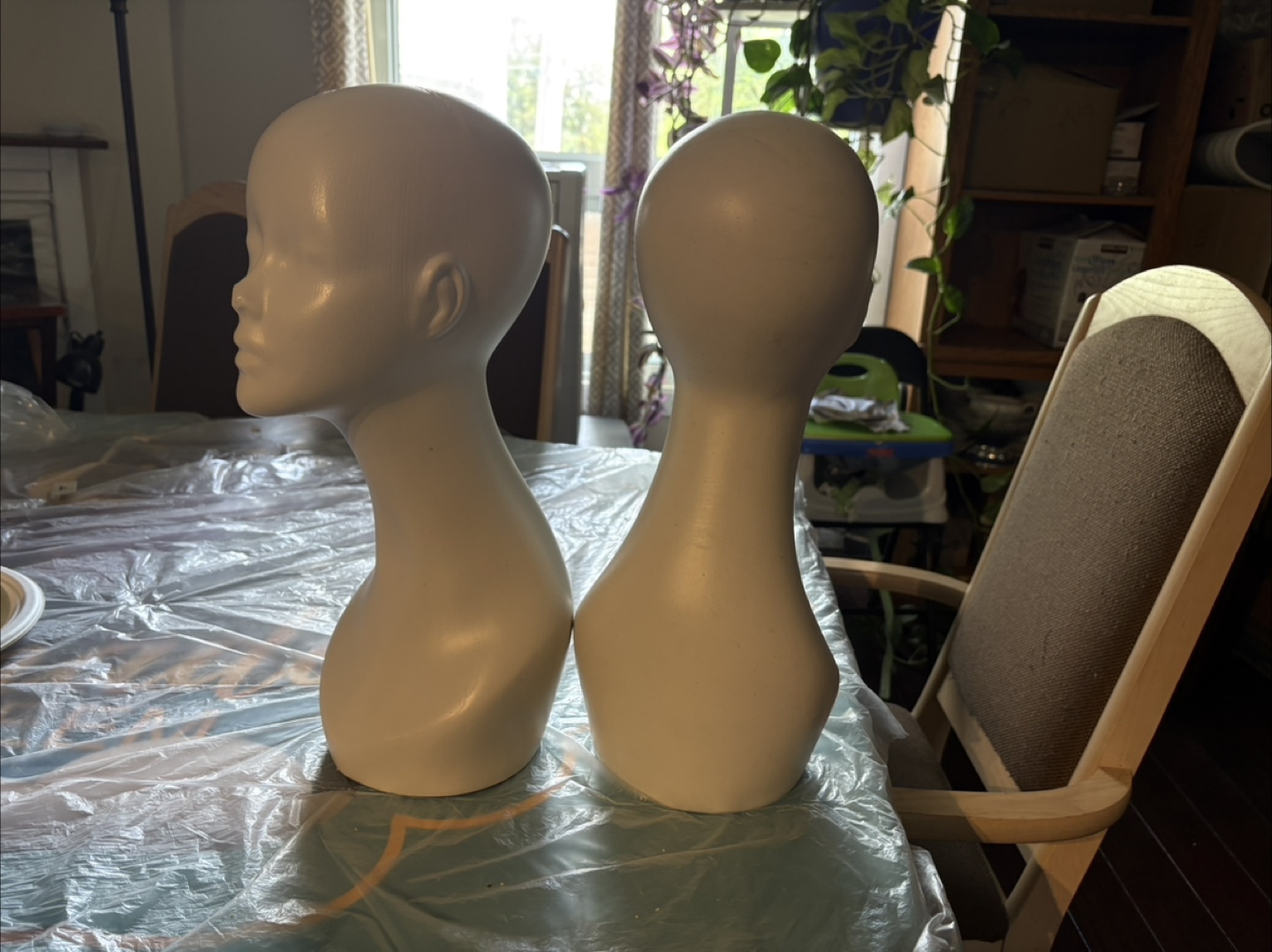 Two tall Mannequin Heads - photo 2