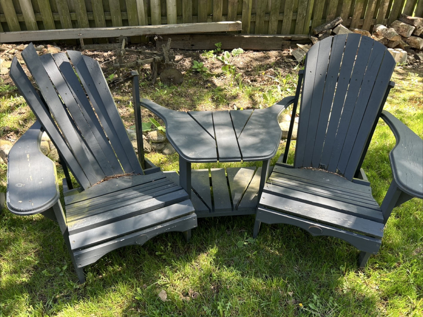 Lot of Six Adirondack Chairs -  Needs Repair - photo 3