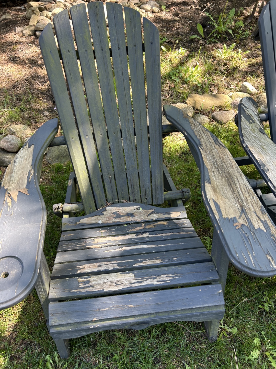 Lot of Six Adirondack Chairs -  Needs Repair - photo 5