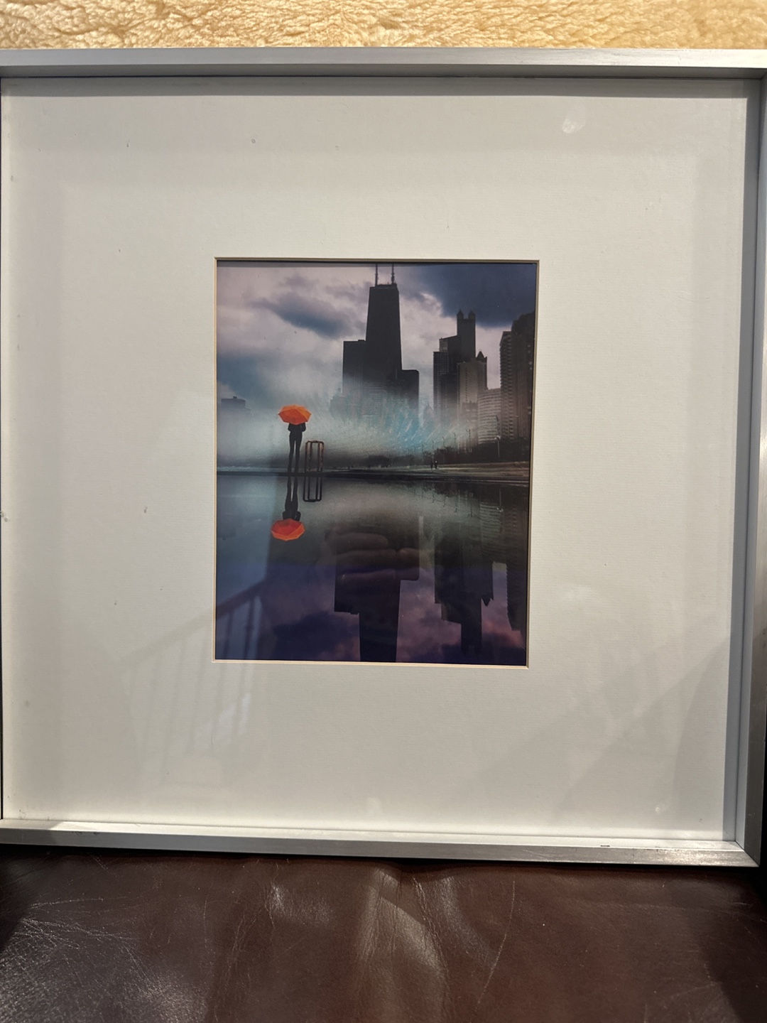 Framed Chicago Cityscape Photograph