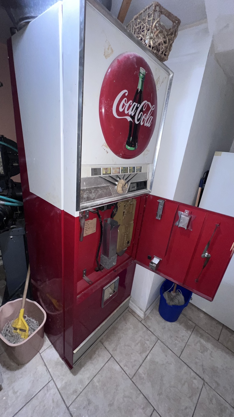 Vintage Coke vending machine