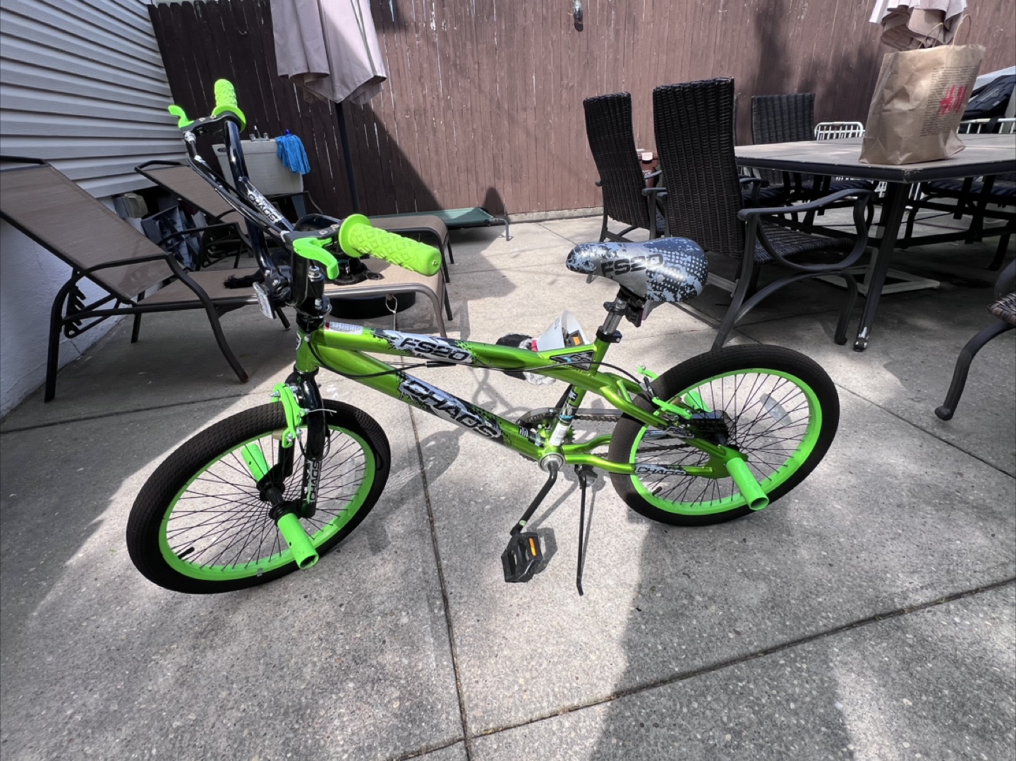 Chaos F520 BMX Bike - Lime Green