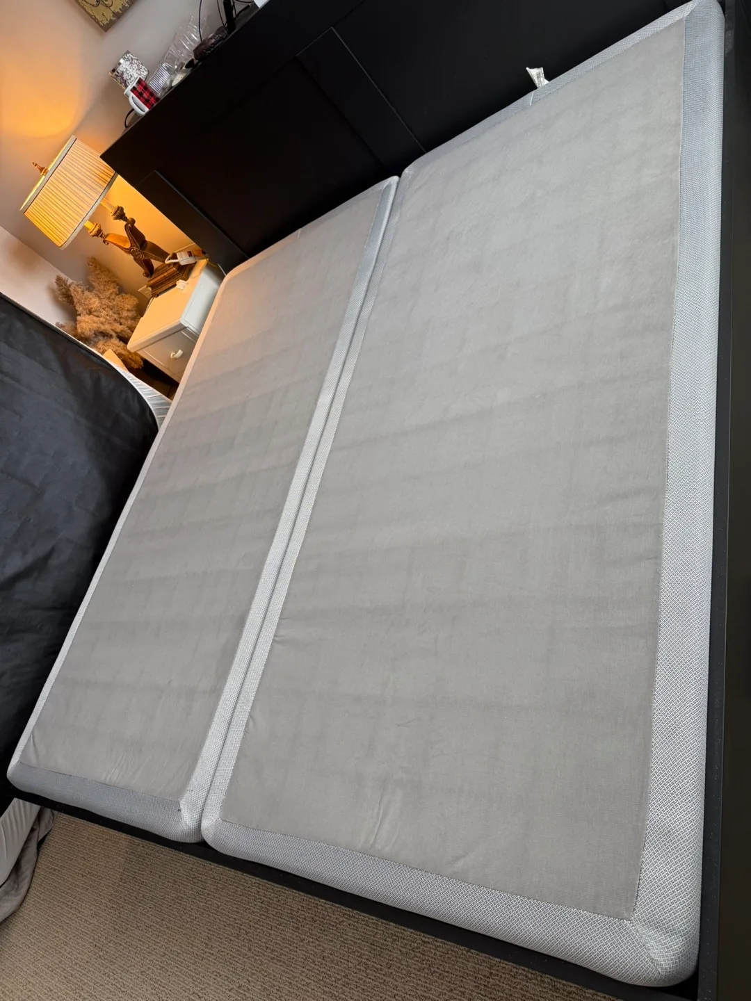 King size split box spring and mattress thumbnail