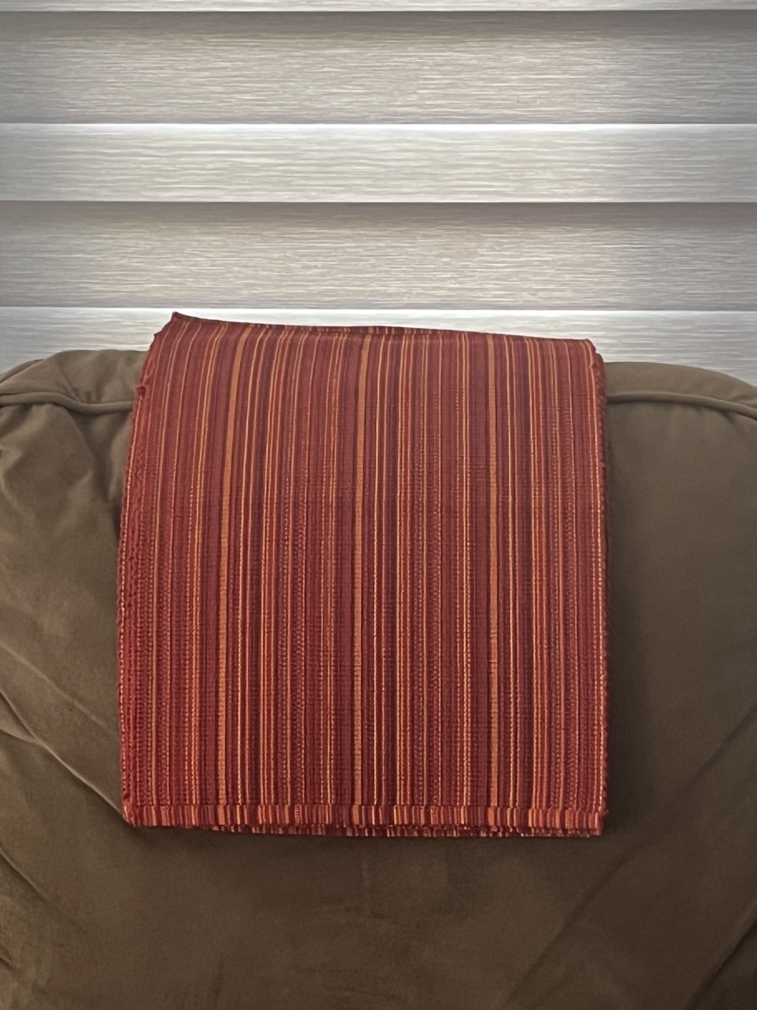 Red/Burnt Orange placemats