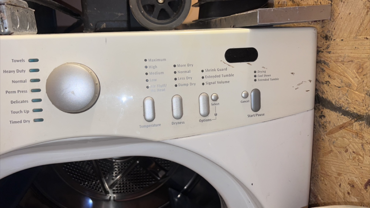 Convo Frigidaire Electric Dryer washing machine- Used - photo 2