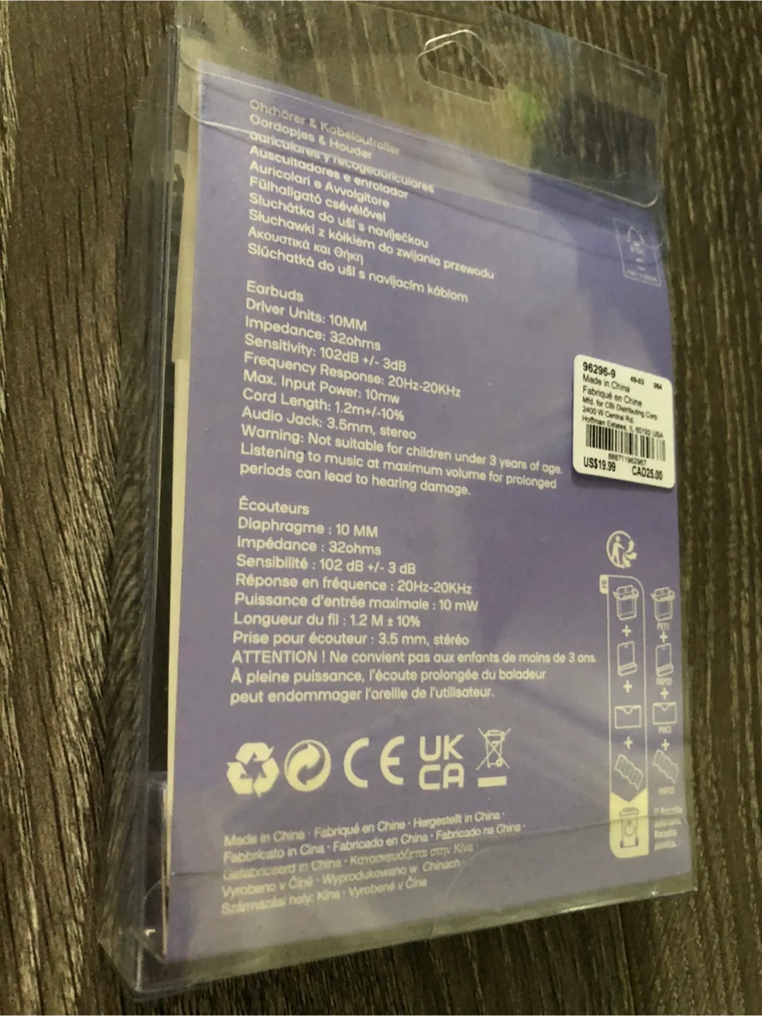 🏒Cute Panda Earbuds and Winder (Brand New) image indicator(2)