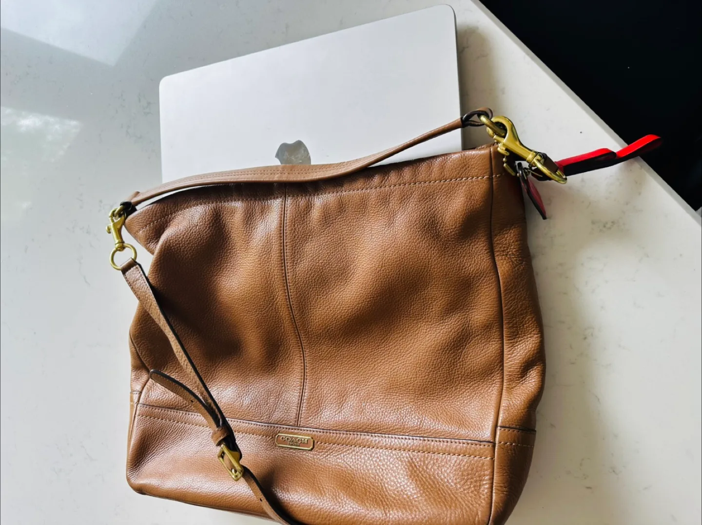 Coach Leather Shoulder Bag image indicator(3)