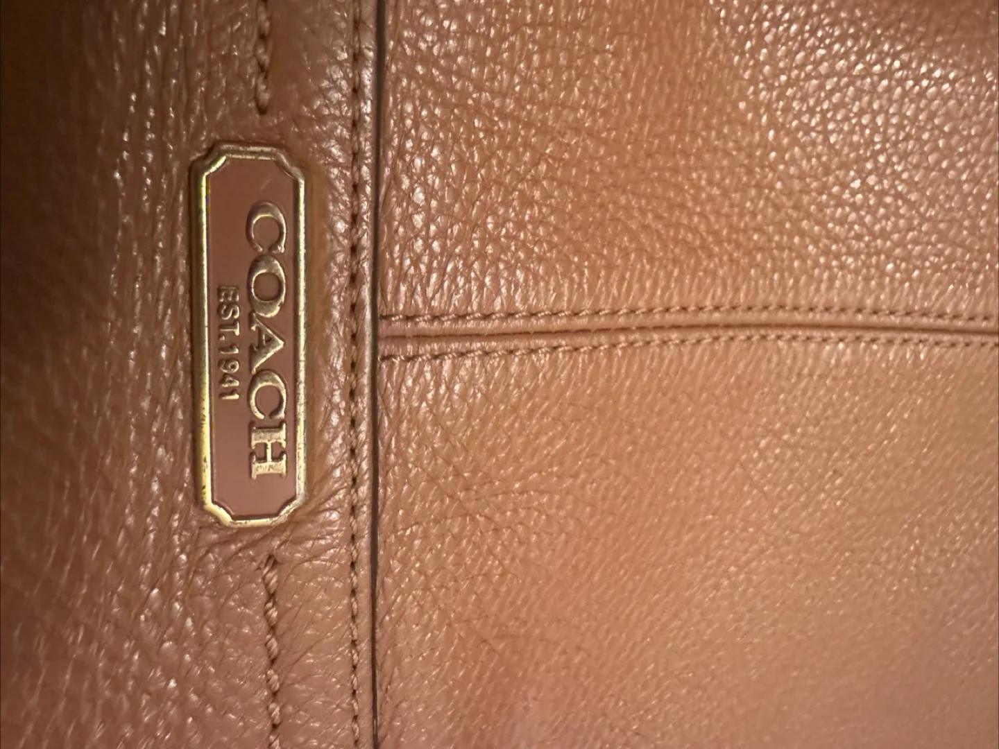 Coach Leather Shoulder Bag image indicator(5)