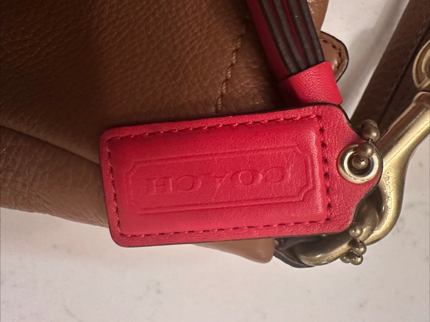 Coach Leather Shoulder Bag image indicator(2)