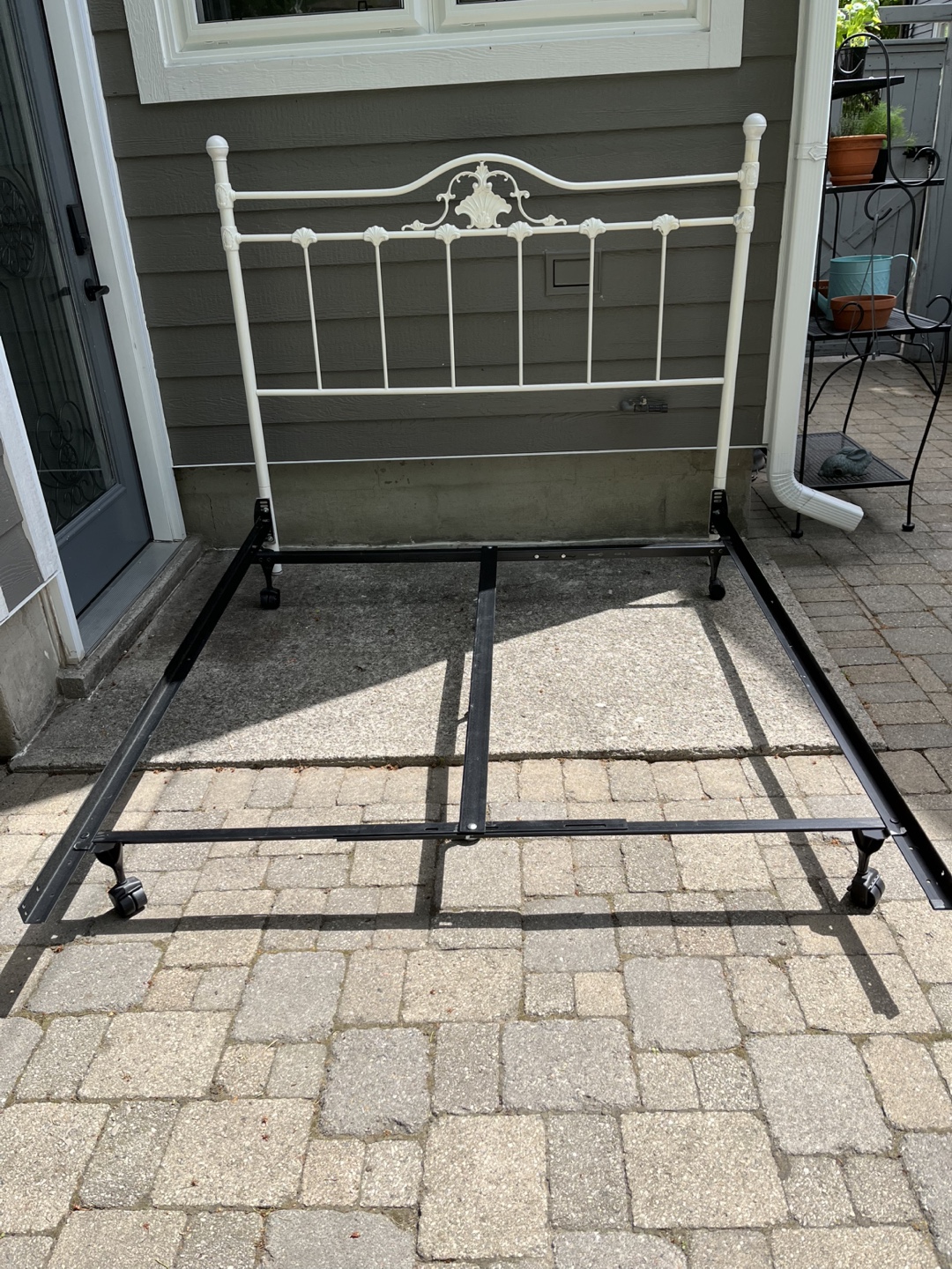 Queen Bed Frame with Headboard and Box Spring - photo 3