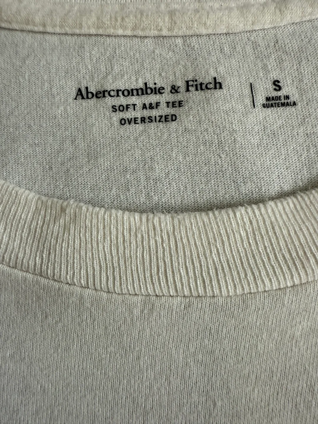 Men’s Vintage-Style T-Shirt (SM/MED) Abercrombie & Fitch brand image indicator(5)