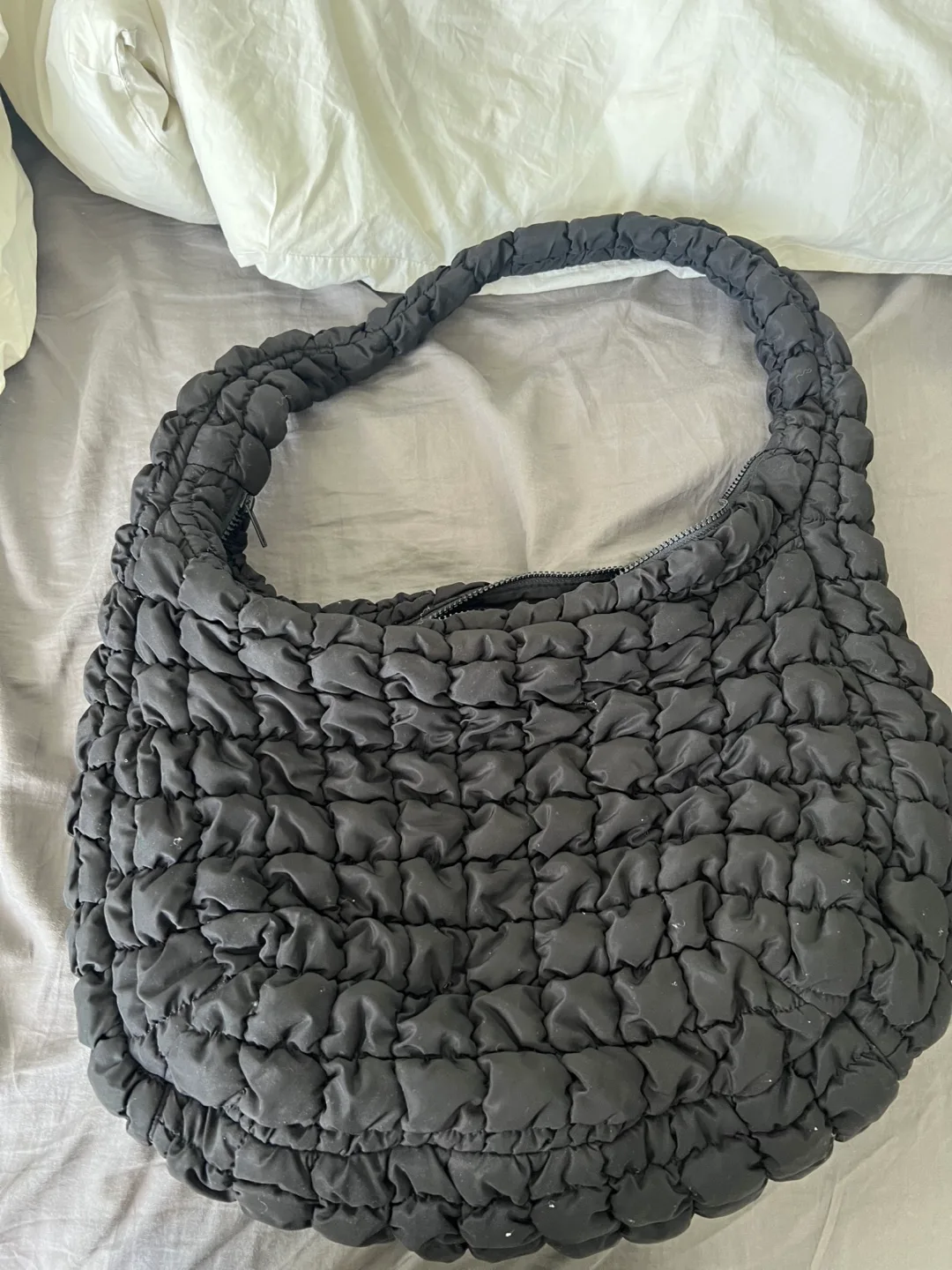 COS Black Quilted Shoulder Bag thumbnail