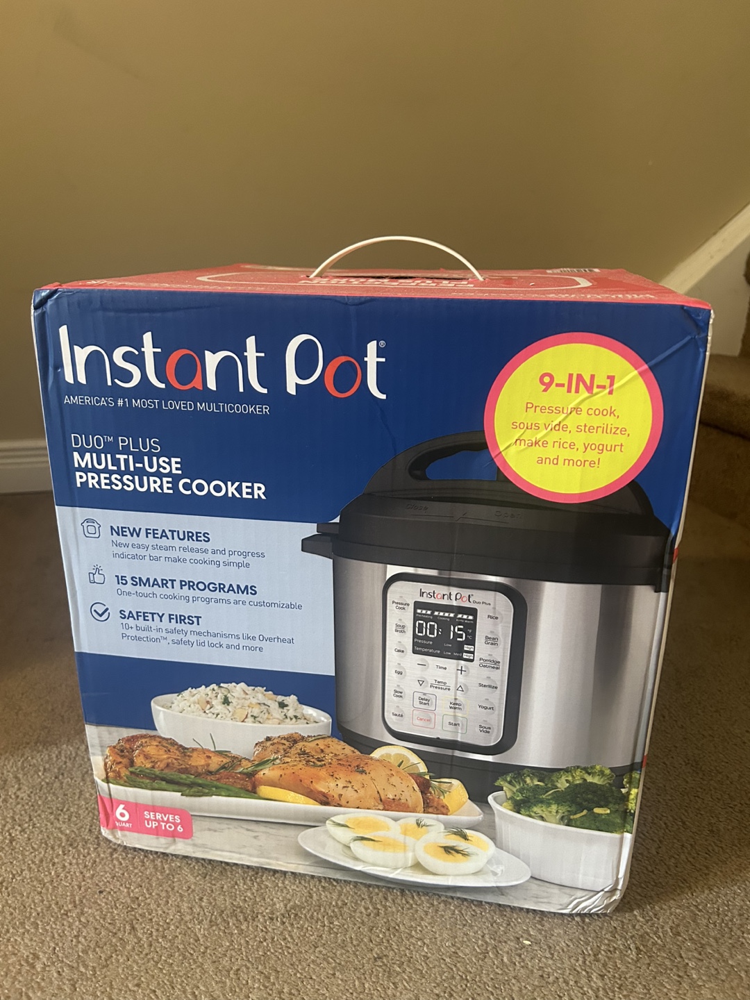 Instant Pot Duo Plus 9-in-1 Multi-Use Pressure Cooker - New