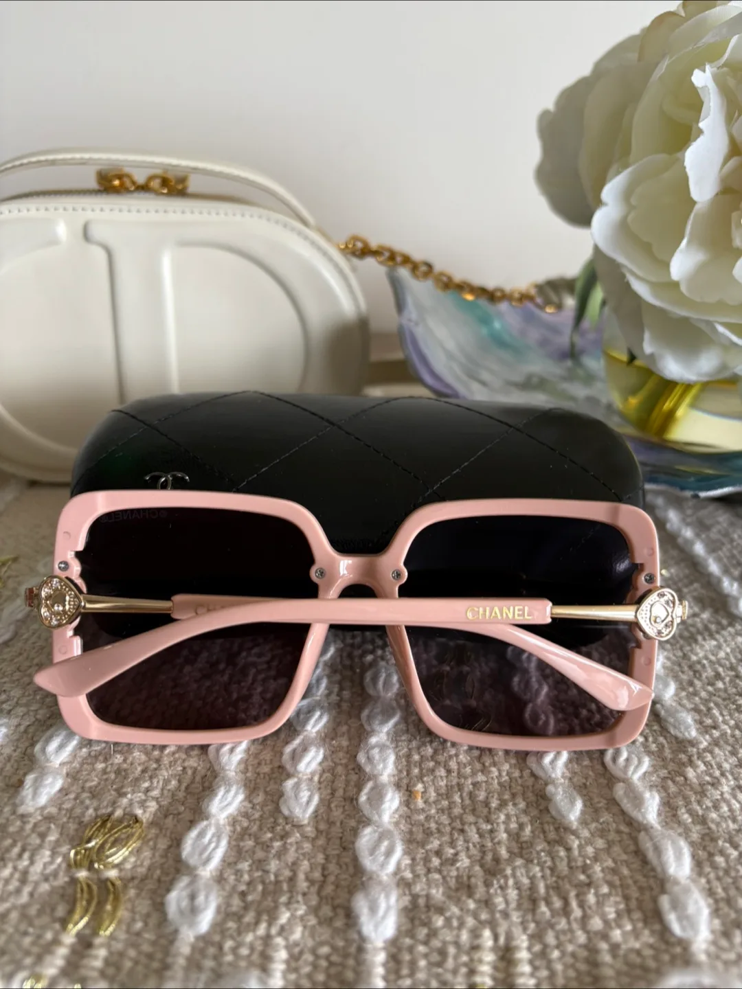 CHANEL Sunglasses with Pearl Accents image indicator(3)