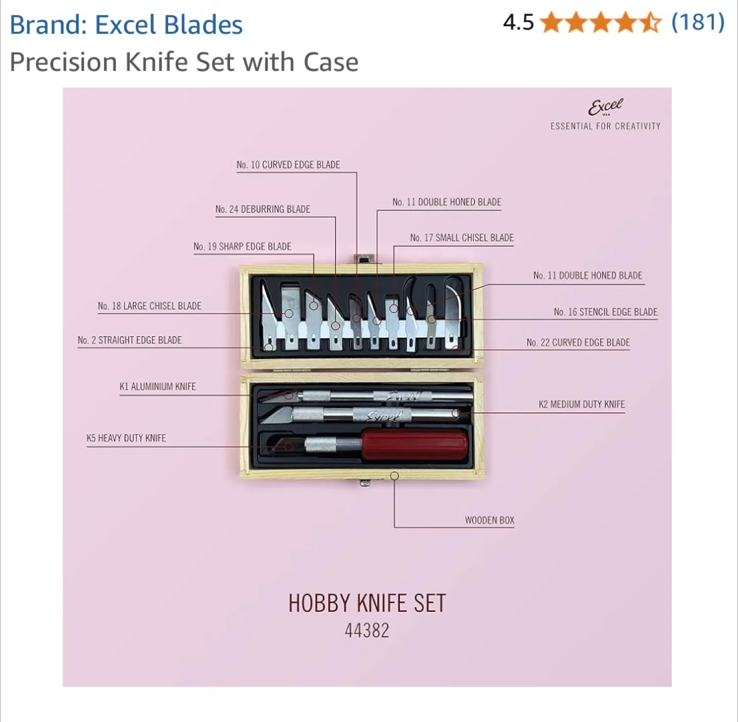 Precision Hobby Knife Set with Case image indicator(5)