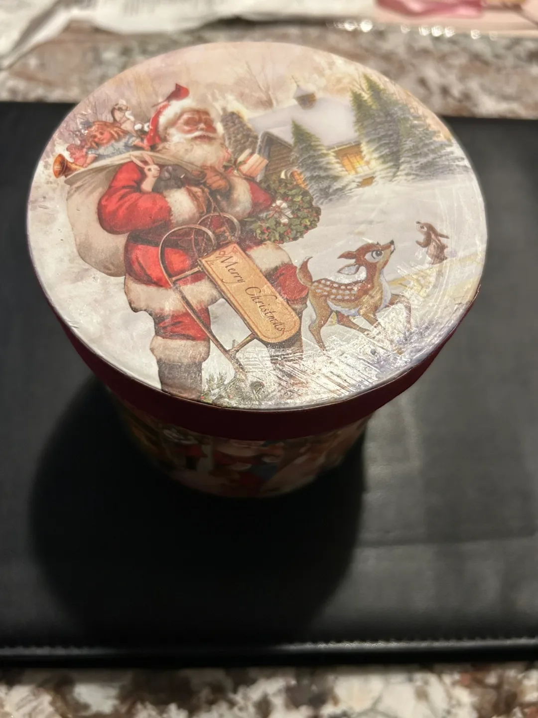 Vintage Christmas Mug with Box - New Bone China image indicator(5)