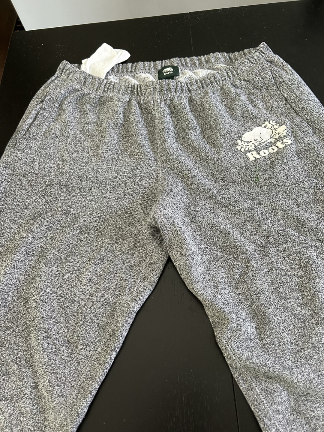 Roots Grey Joggers - Size Large