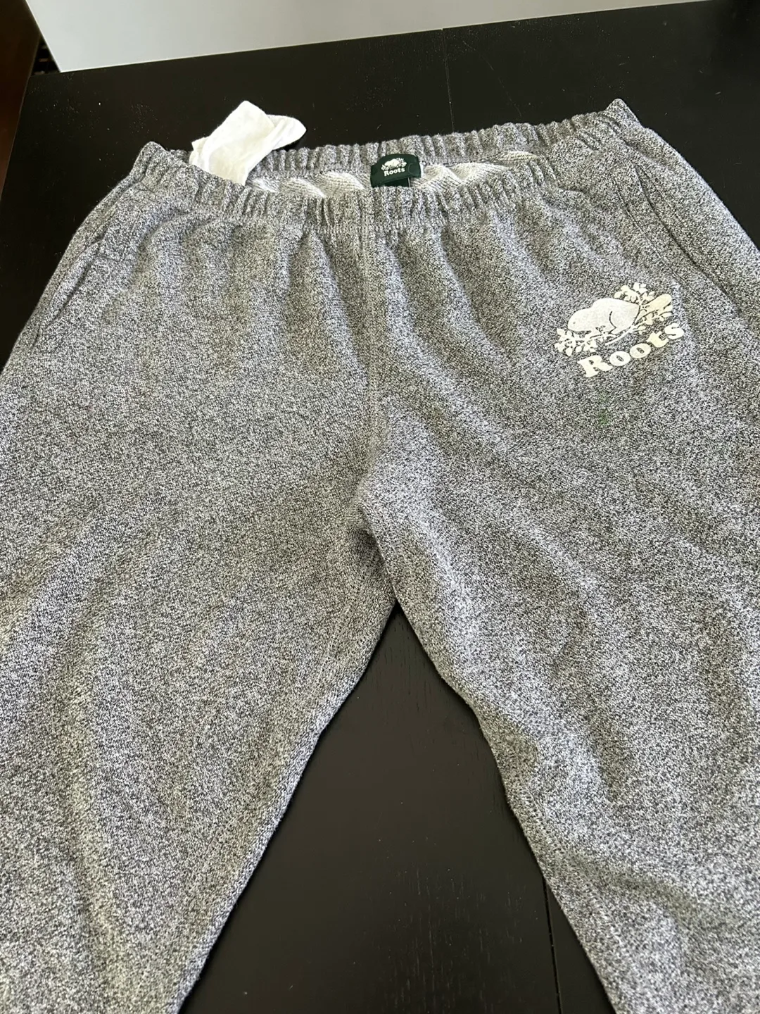 Roots Grey Joggers - Size Large thumbnail