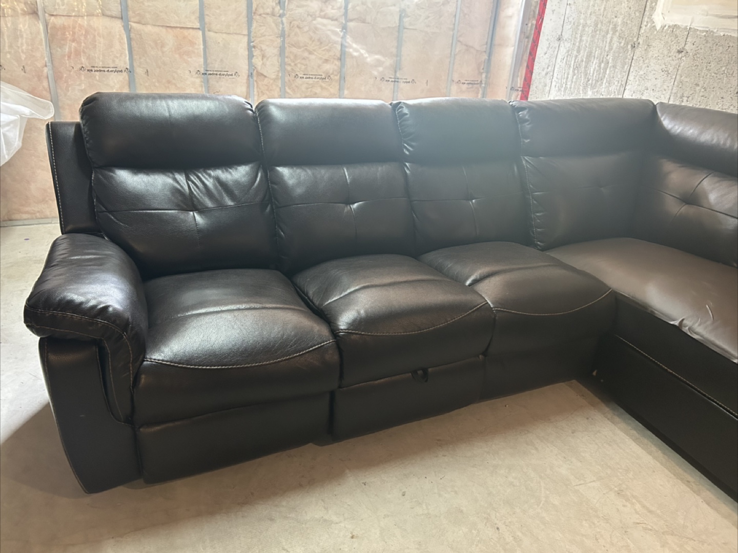 Sectional Sofa with Recliner, Storage, Cup Holder - photo 3