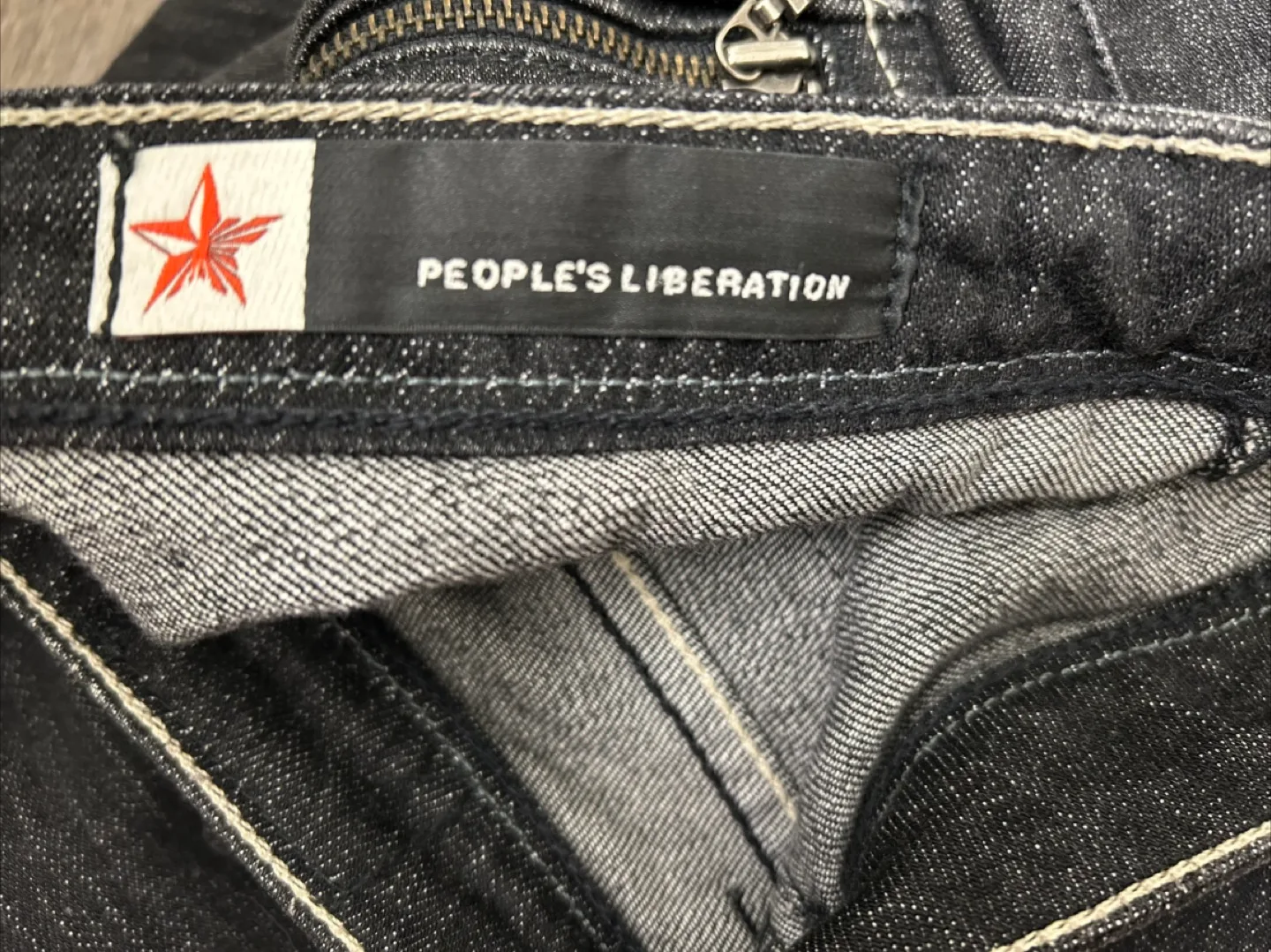 People's Liberation Size 26 Black Women Jeans image indicator(6)