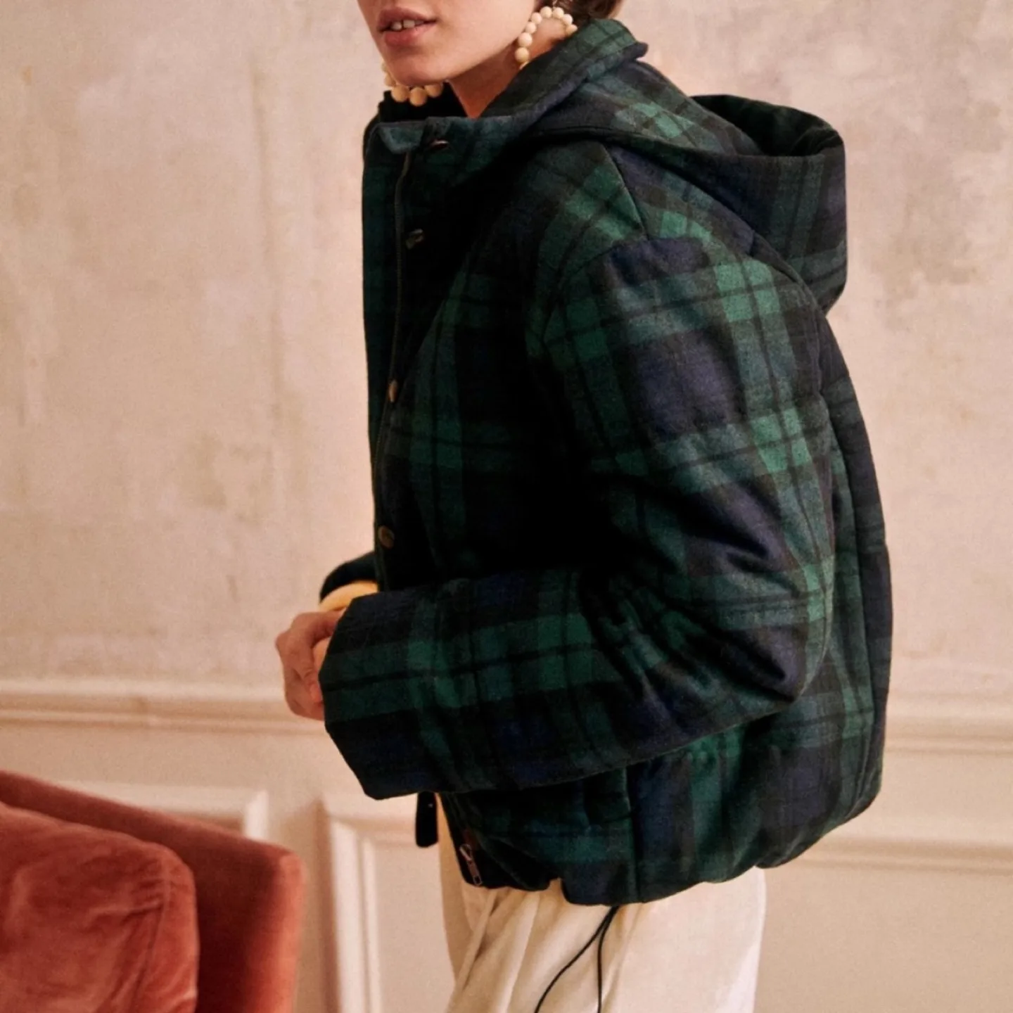 Sezane Java Puffer Jacket size 8/40 image indicator(3)