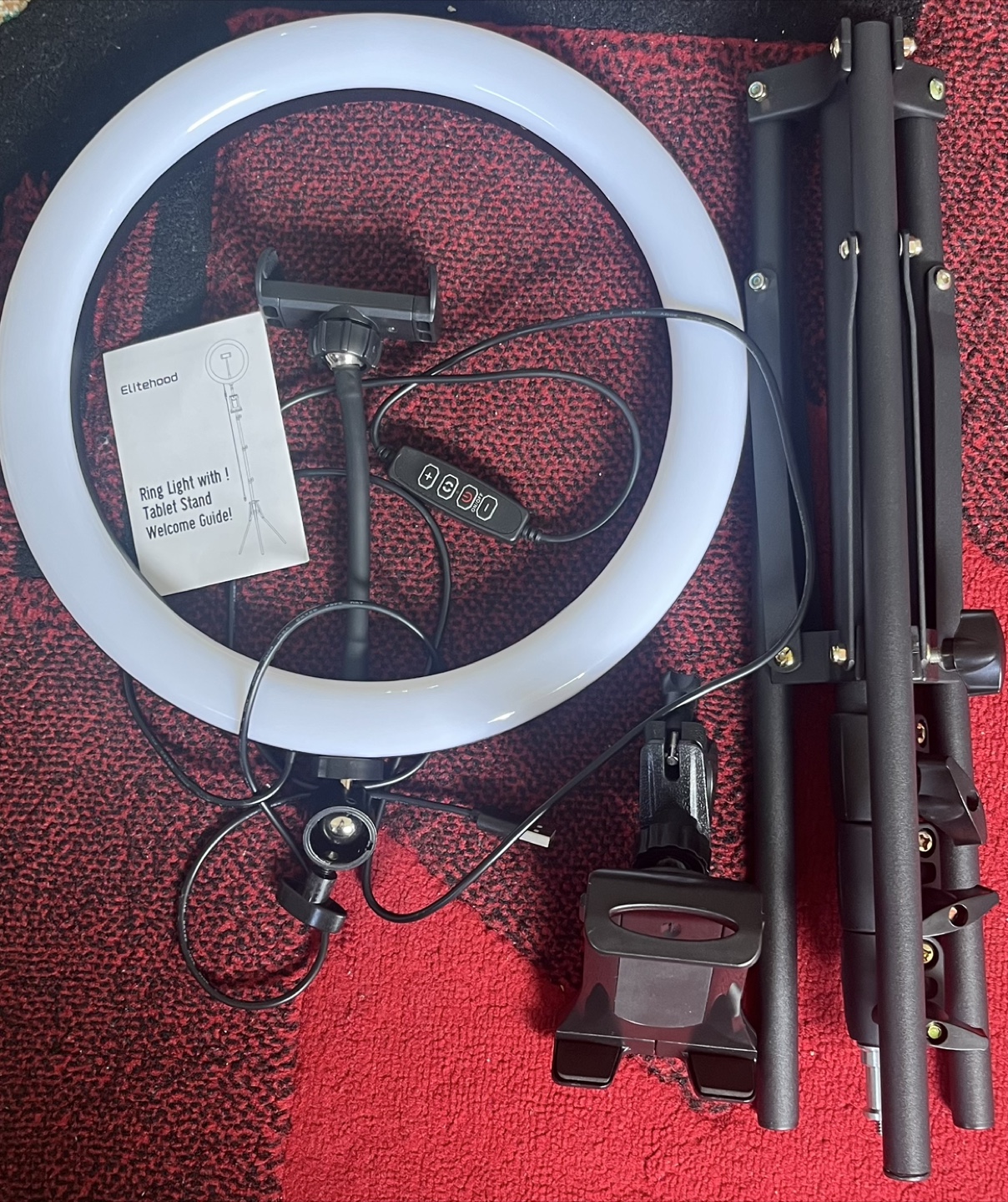 Elitehood Ring Light with Tablet Stand