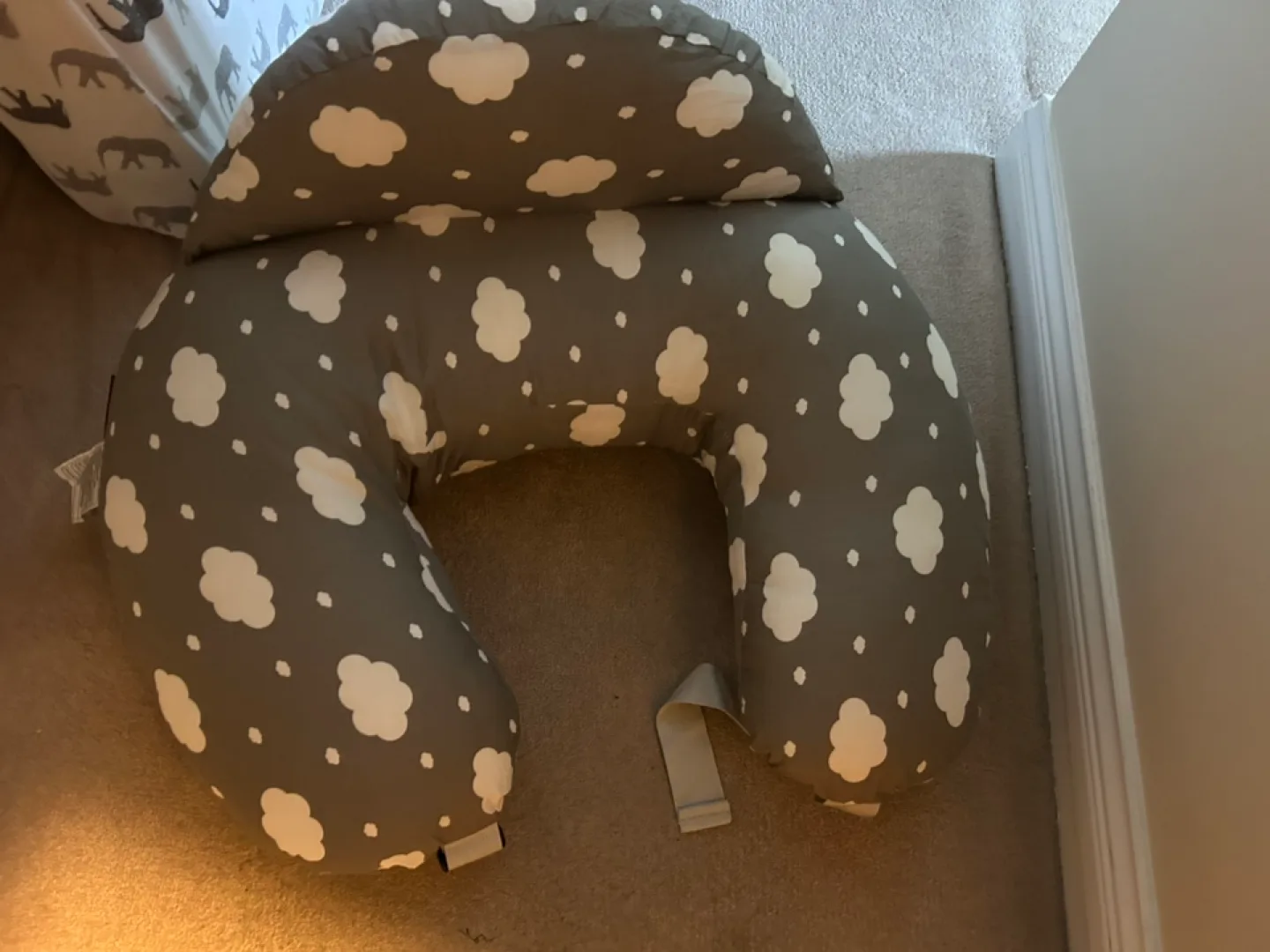 Nursing Pillow - Cloud Pattern thumbnail