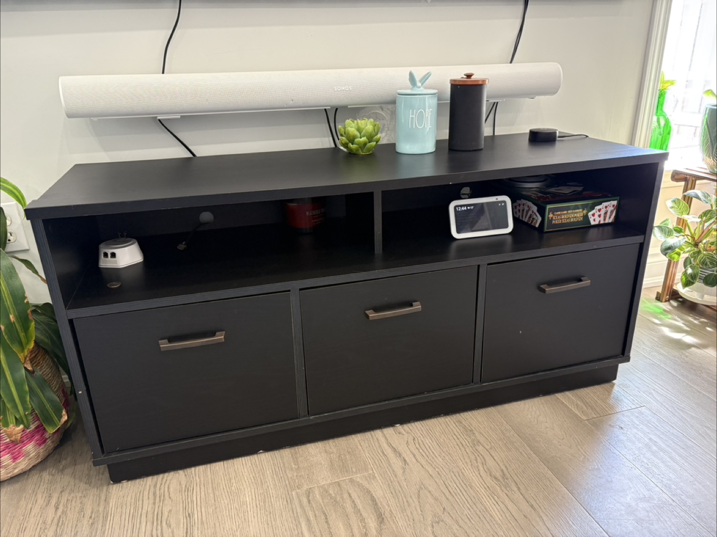 Black TV Stand - photo 3