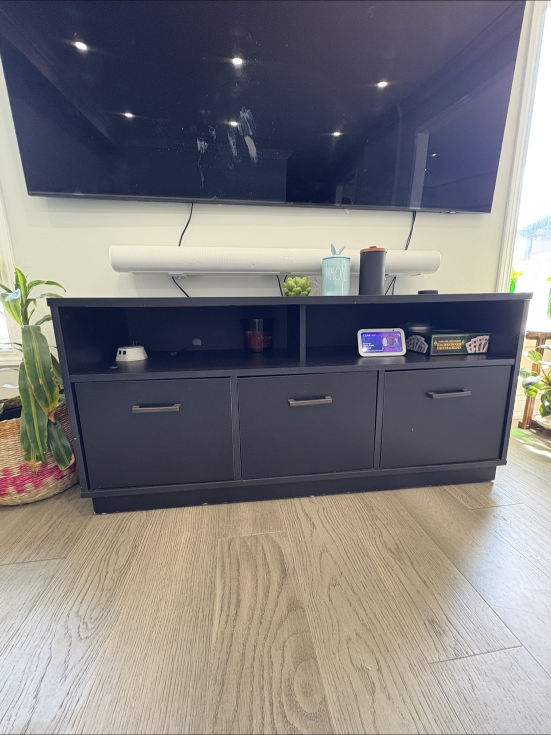 Black TV Stand