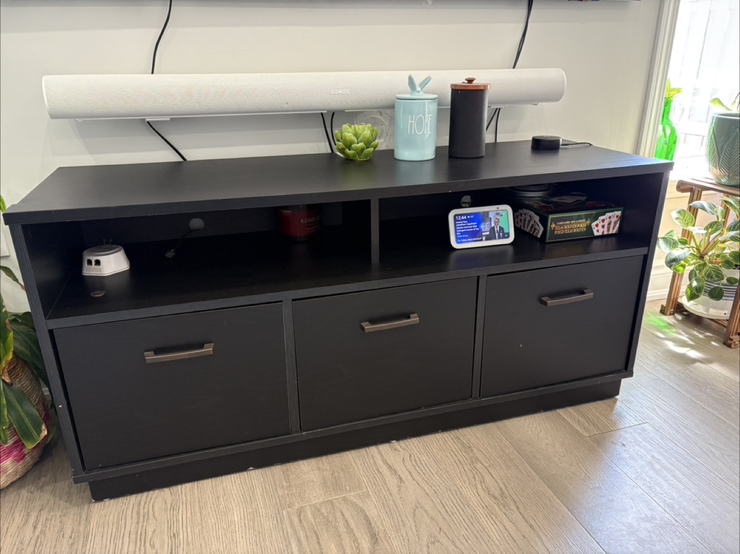 Black TV Stand - photo 4