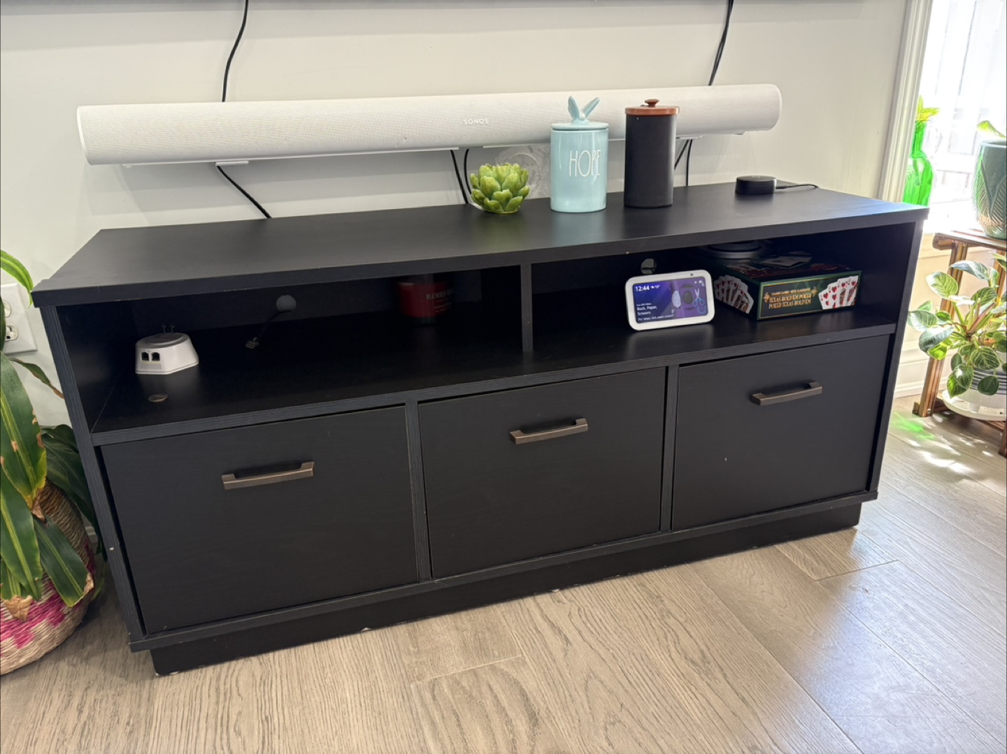 Black TV Stand - photo 2