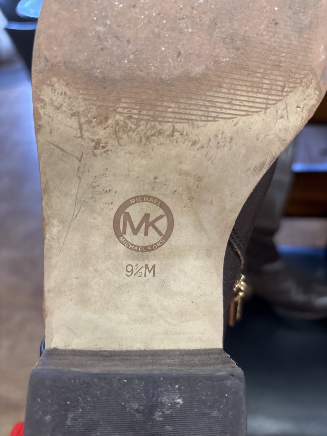 Michael Kors Brown Leather Riding Boots - Size 9 1/2 M - photo 2