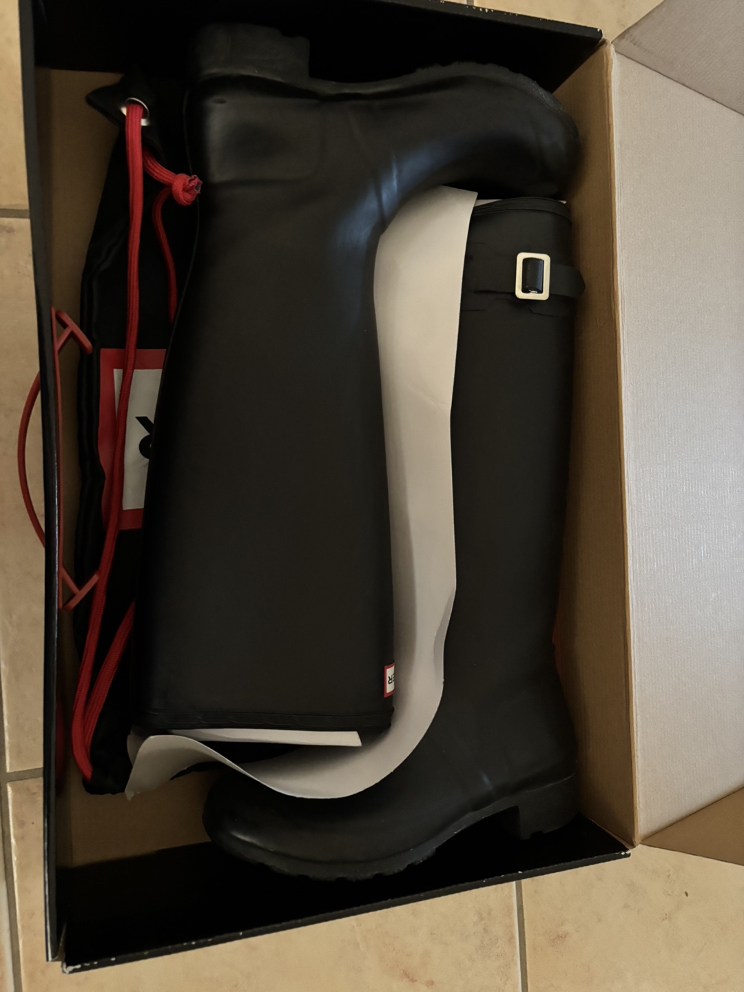Hunter Original Tall Gloss Black Rain Boots - photo 2