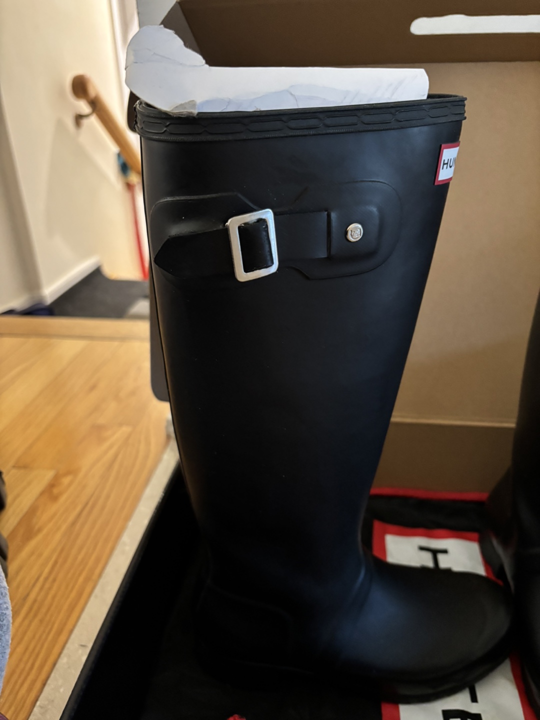 Hunter Original Tall Gloss Black Rain Boots - photo 3