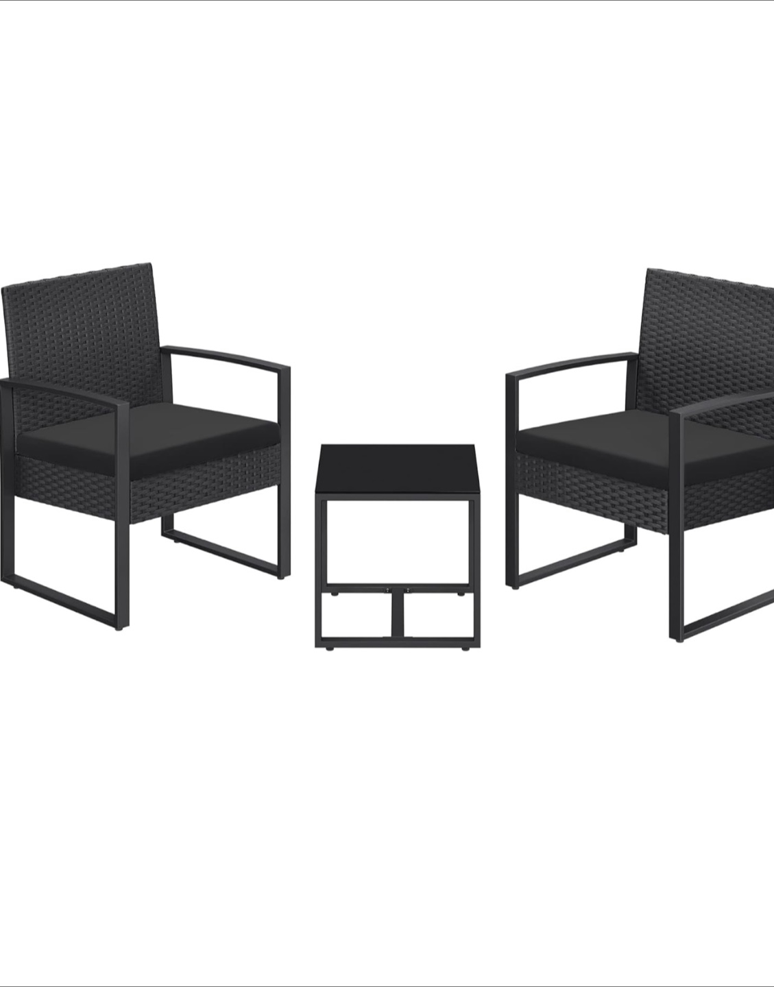 3-Piece Patio Set Outdoor Patio Furniture Sets - photo 3