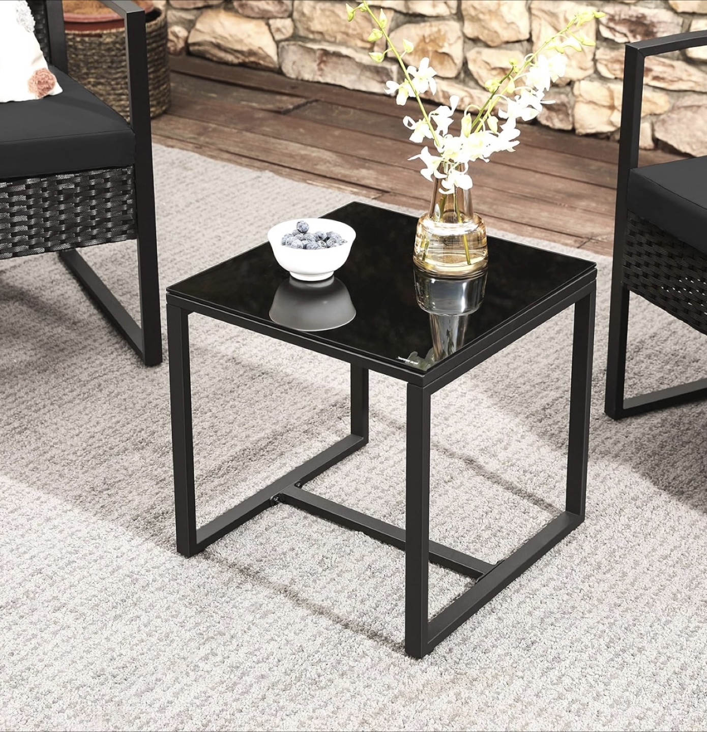 3-Piece Patio Set Outdoor Patio Furniture Sets - photo 4