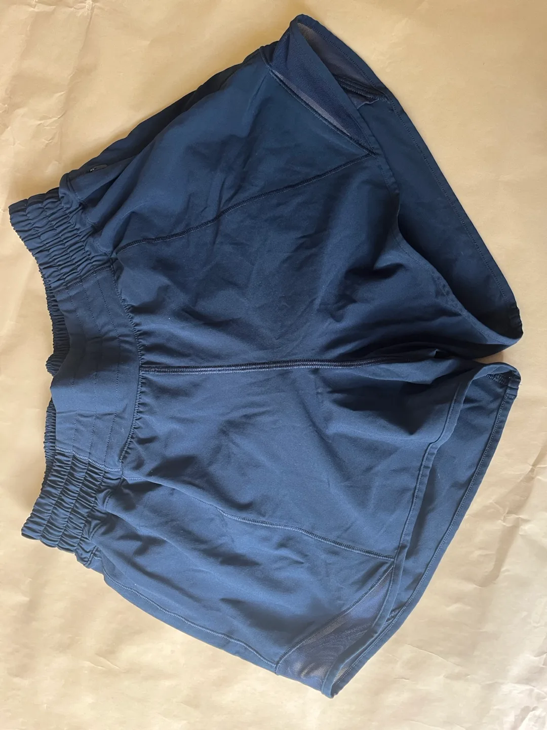 Lululemon Navy Blue Running Shorts thumbnail