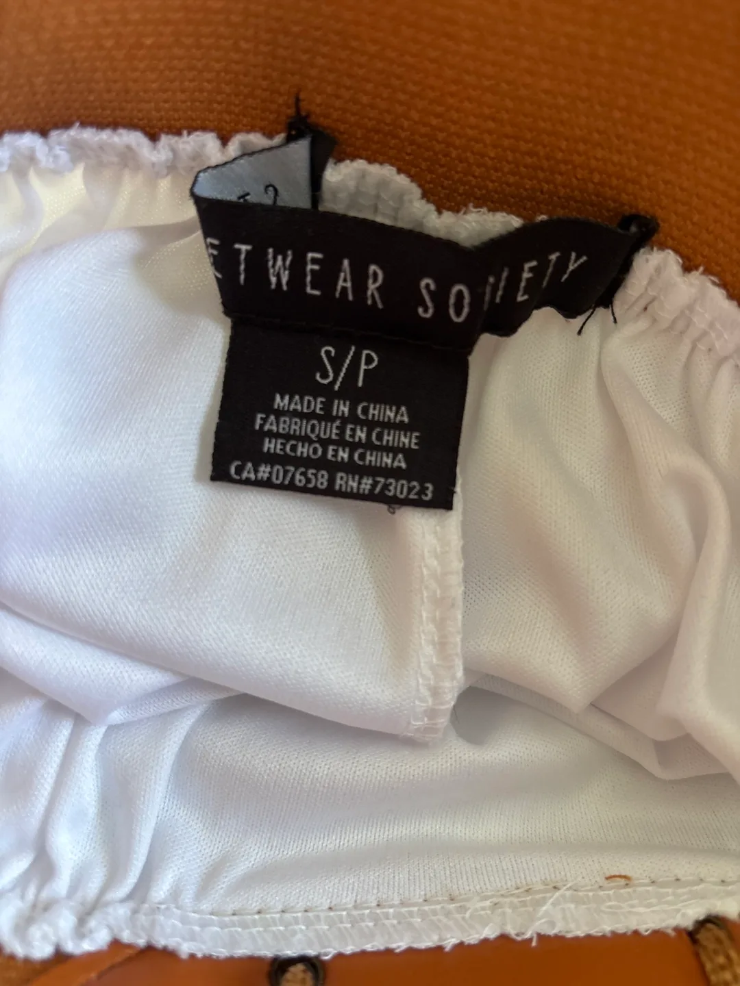 Women's White Tiered Maxi Skirt, Size Small image indicator(2)