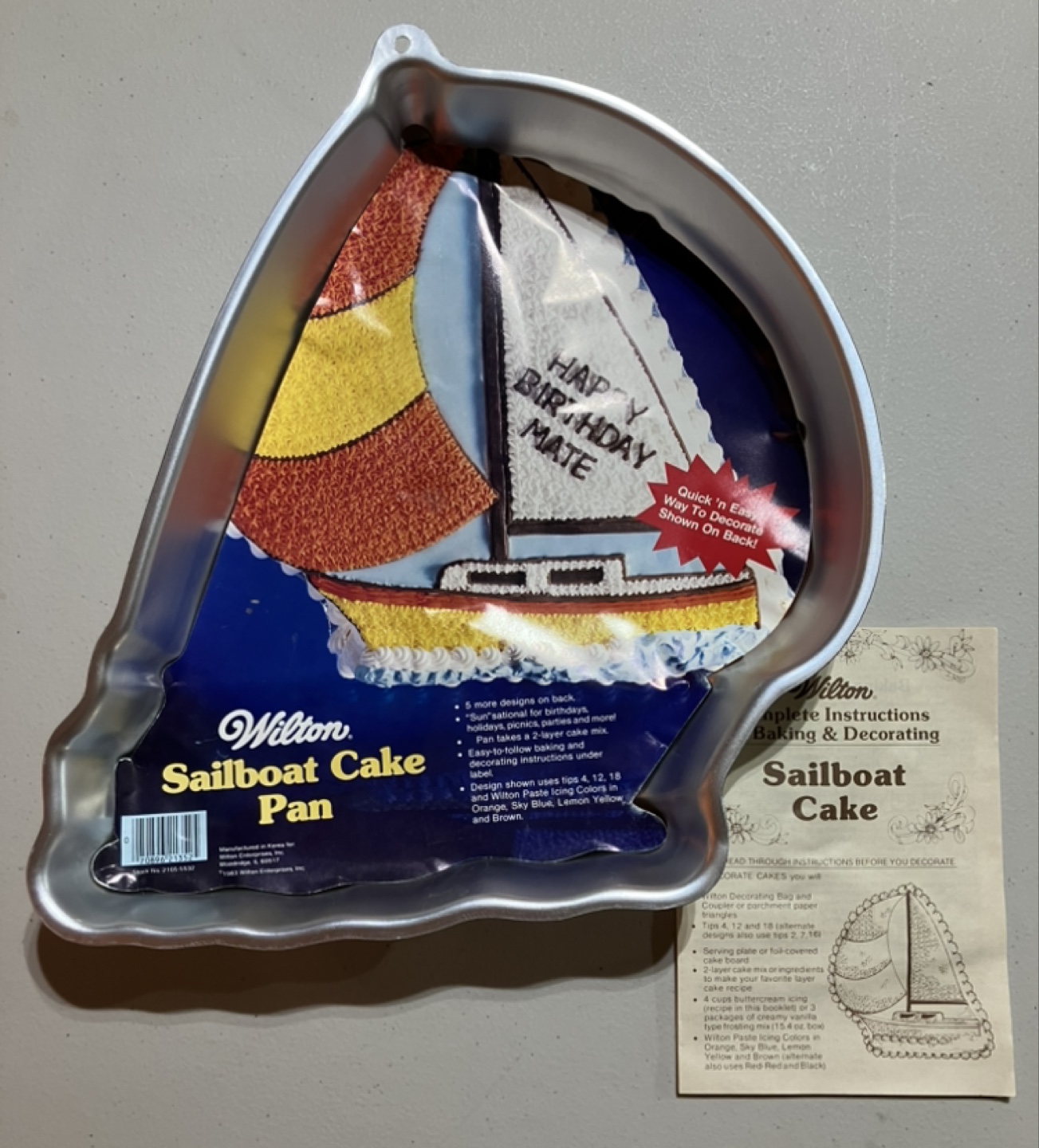 Vintage Wilton Sailboat Cake Pan