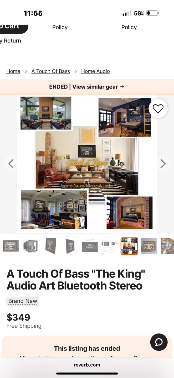 Framed Boombox Art Print - photo 4