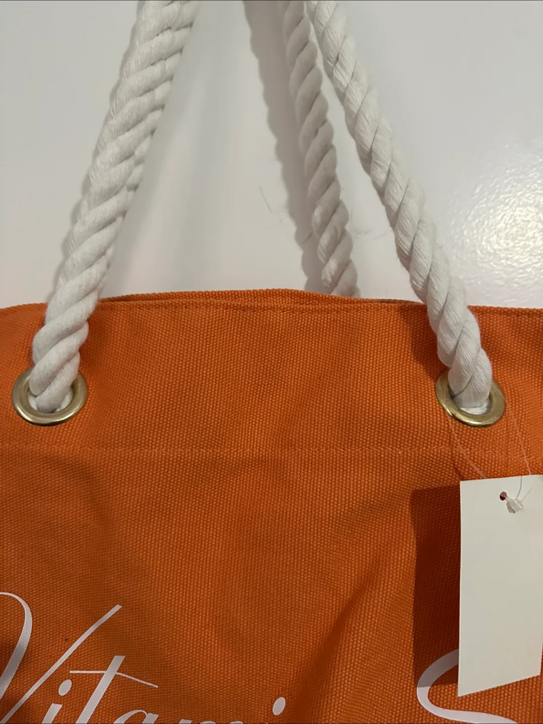 Vitamin Sea Orange Tote Bag image indicator(3)